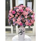 14| Pink & Purple Vase